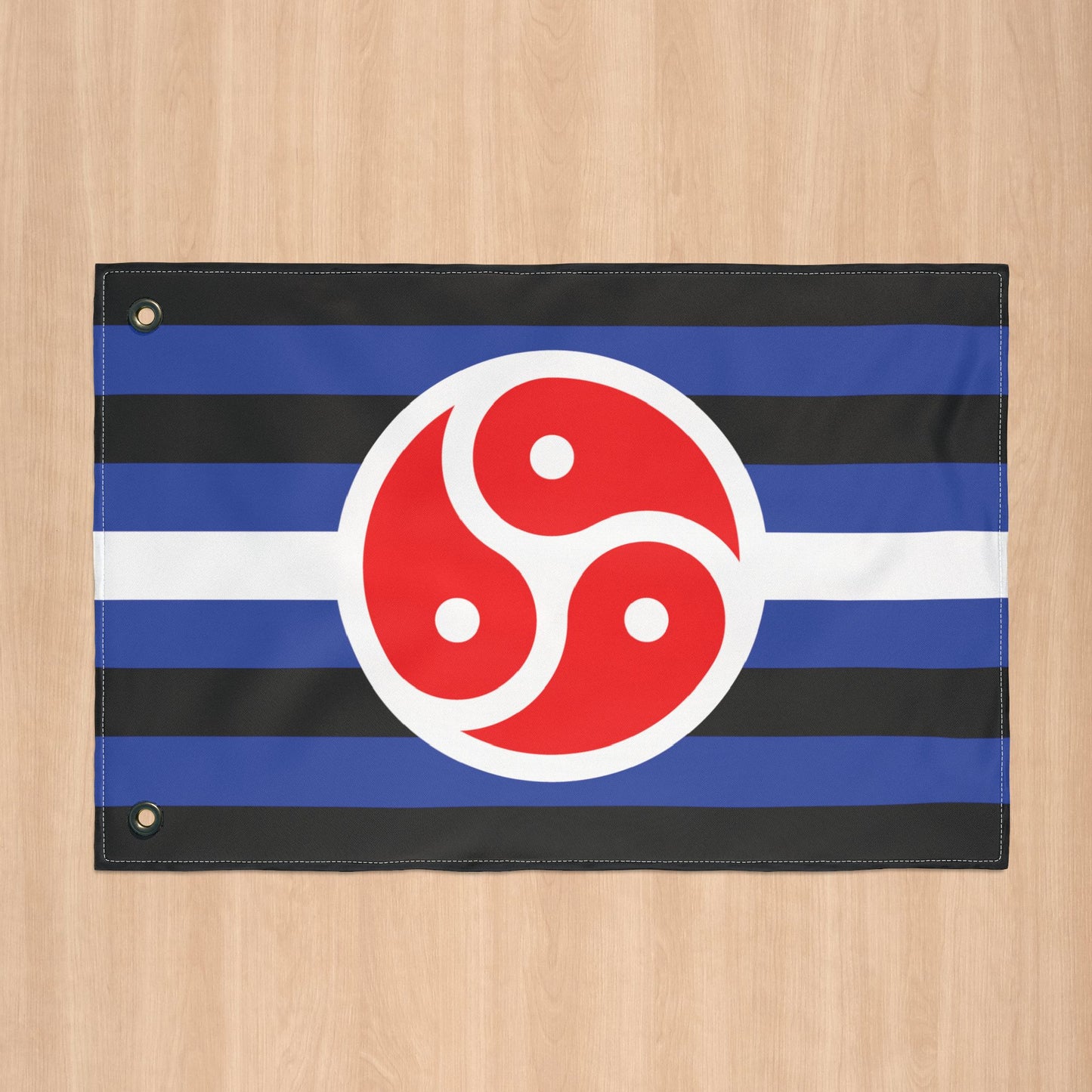 BDSM Pride Flag with Grommets