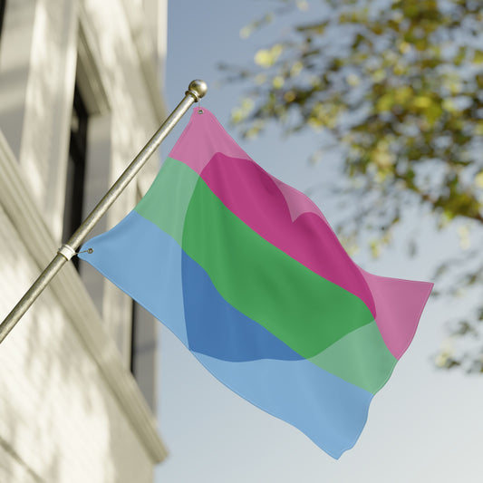 24'' × 36'' Polyromantic Pride Flag with Grommets