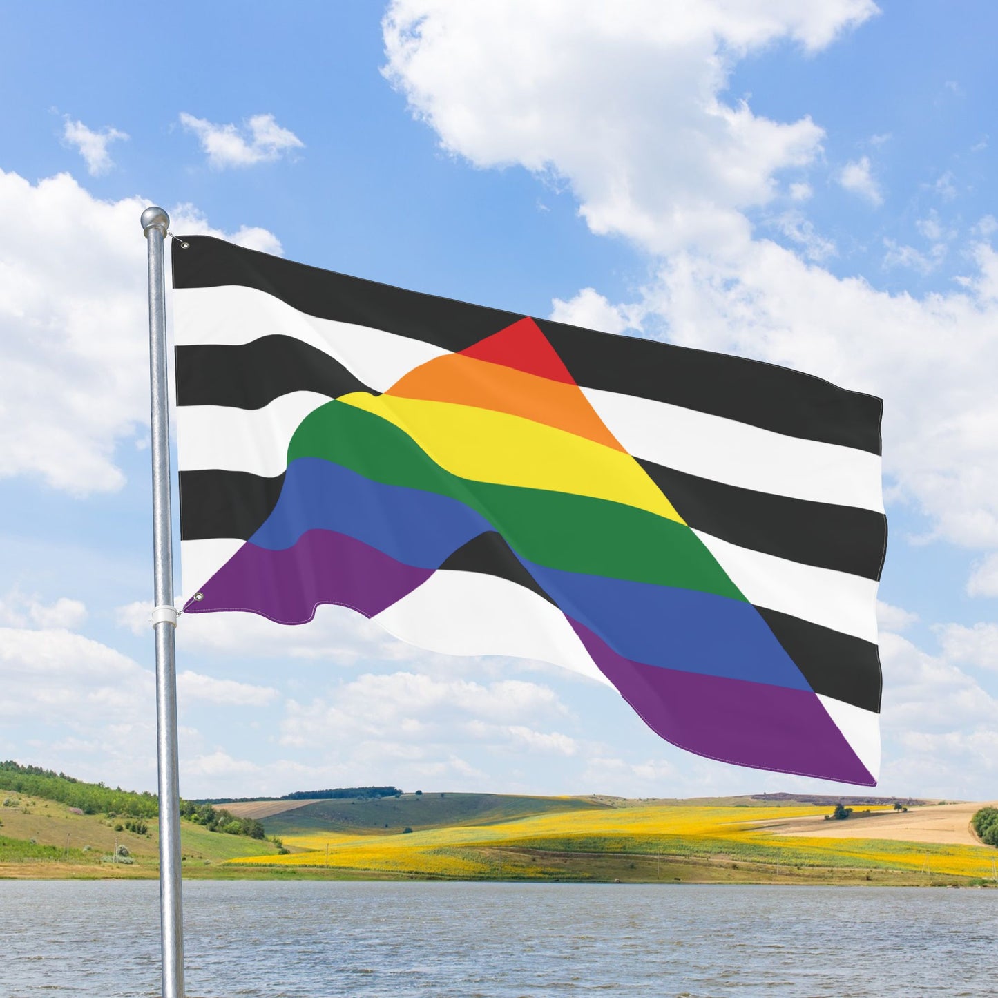 Ally Pride Flag with Grommets