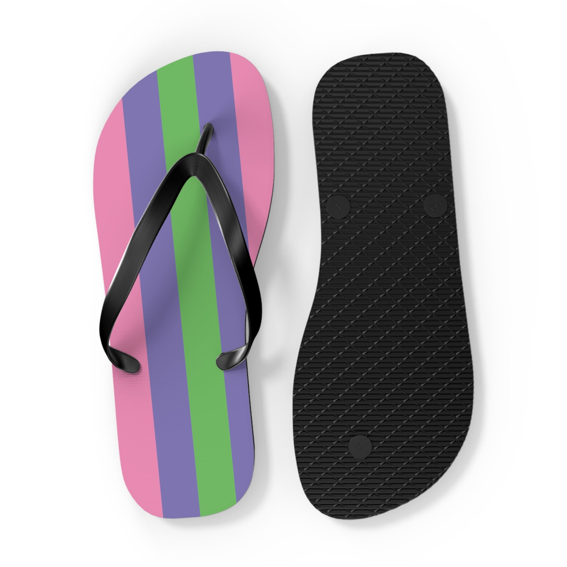 Trigender Pride Flip Flops