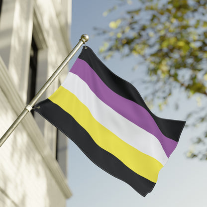 24'' × 36'' Anonbinary Pride Flag with Grommets