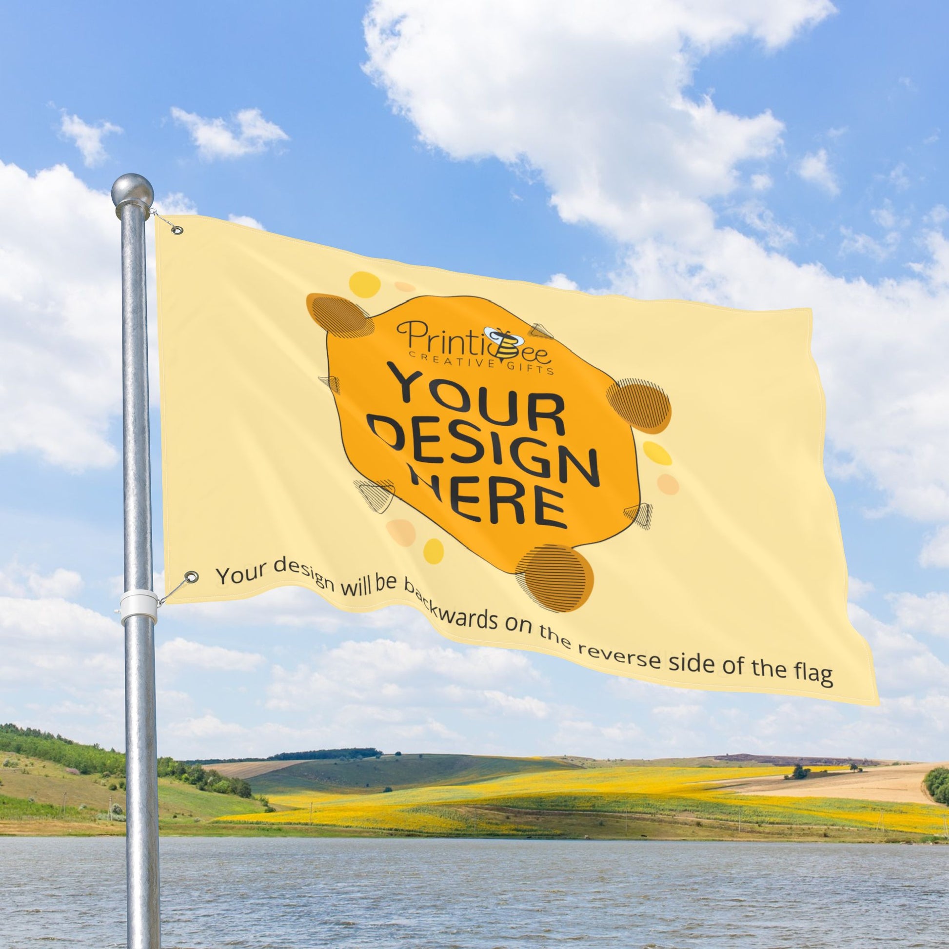 Personalized Double-Sided Custom Flag with Grommets