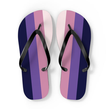 Asexual Spectrum Pride Flip Flops