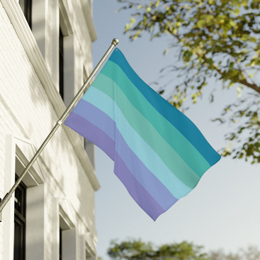 36'' × 60'' Neptunic Double-Sided Pride Flag with Grommets