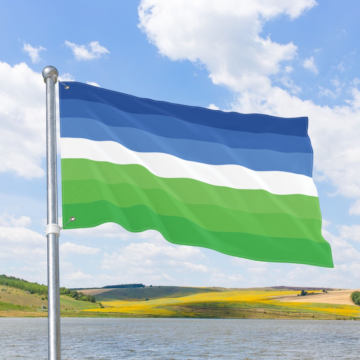 Leafsexual Double-Sided Pride Flag with Grommets