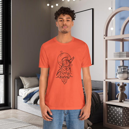 Frankenstein Lovebird, Line Art Tee