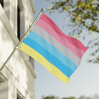 30'' × 40'' Genderflux Double-Sided Pride Flag with Grommets