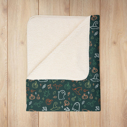 Nebulasexual Pride Halloween Fleece Sherpa Blanket
