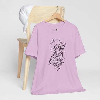 Frankenstein Lovebird, Line Art Tee