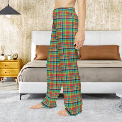 Women’s Red, Green & Blue Ohio Plaid Pajama Pants