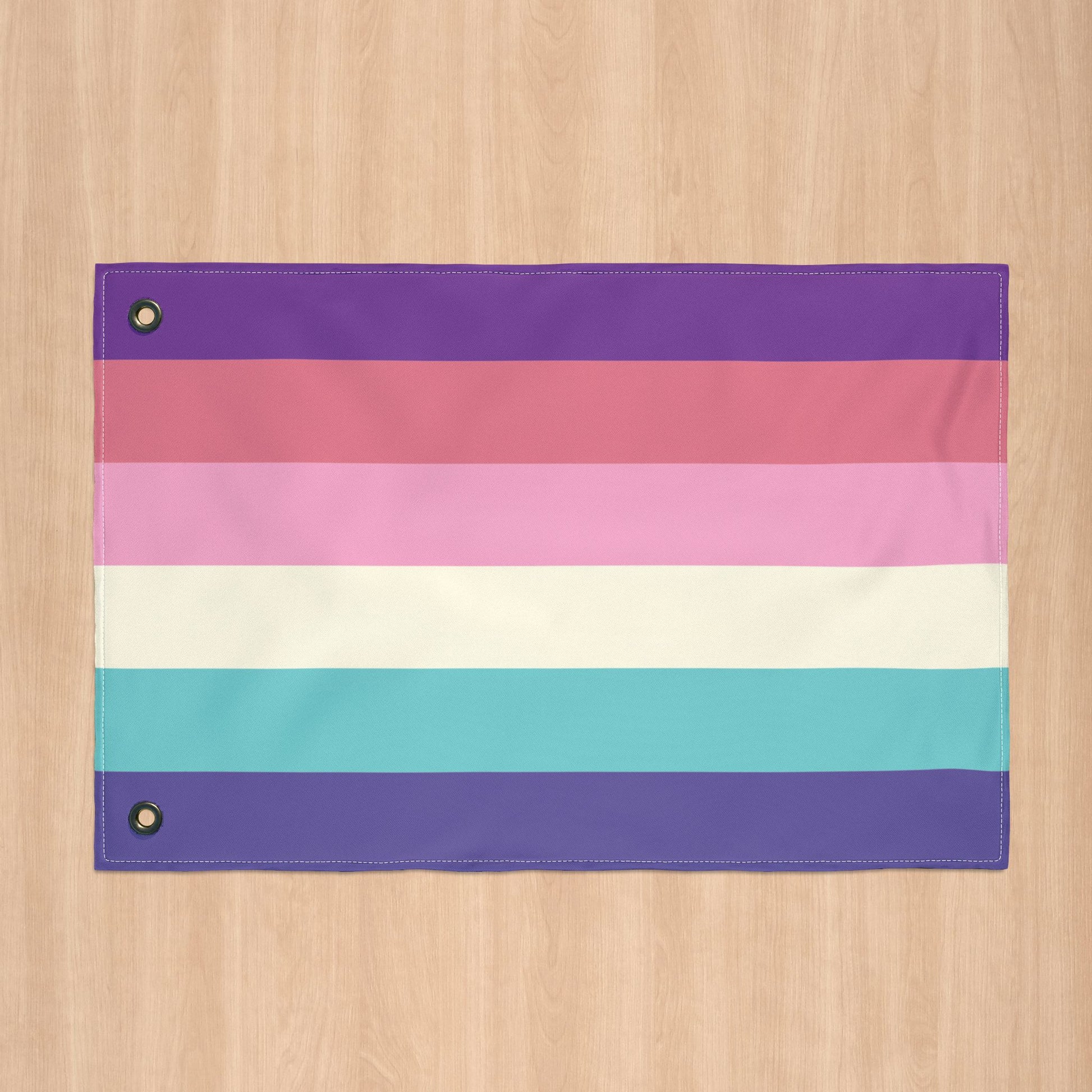 Aurora Lesboy Pride Flag with Grommets