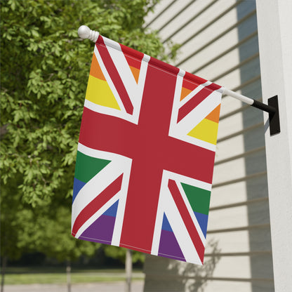 24.5'' × 32'' UK LGBTQIA+ Rainbow Pride Horizontal Garden Flag Banner