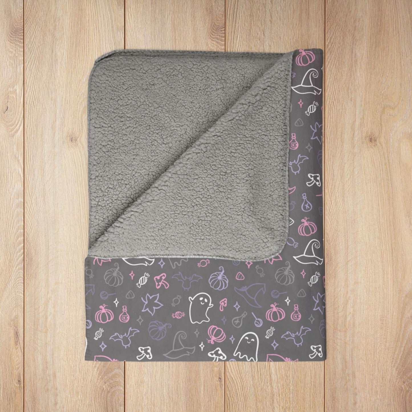 Cupiosexual Pride Halloween Fleece Sherpa Blanket