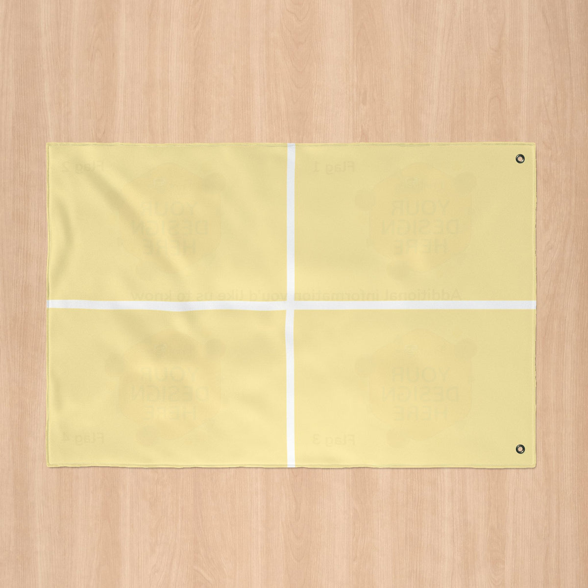 Custom 4 Flag Collage with Grommets