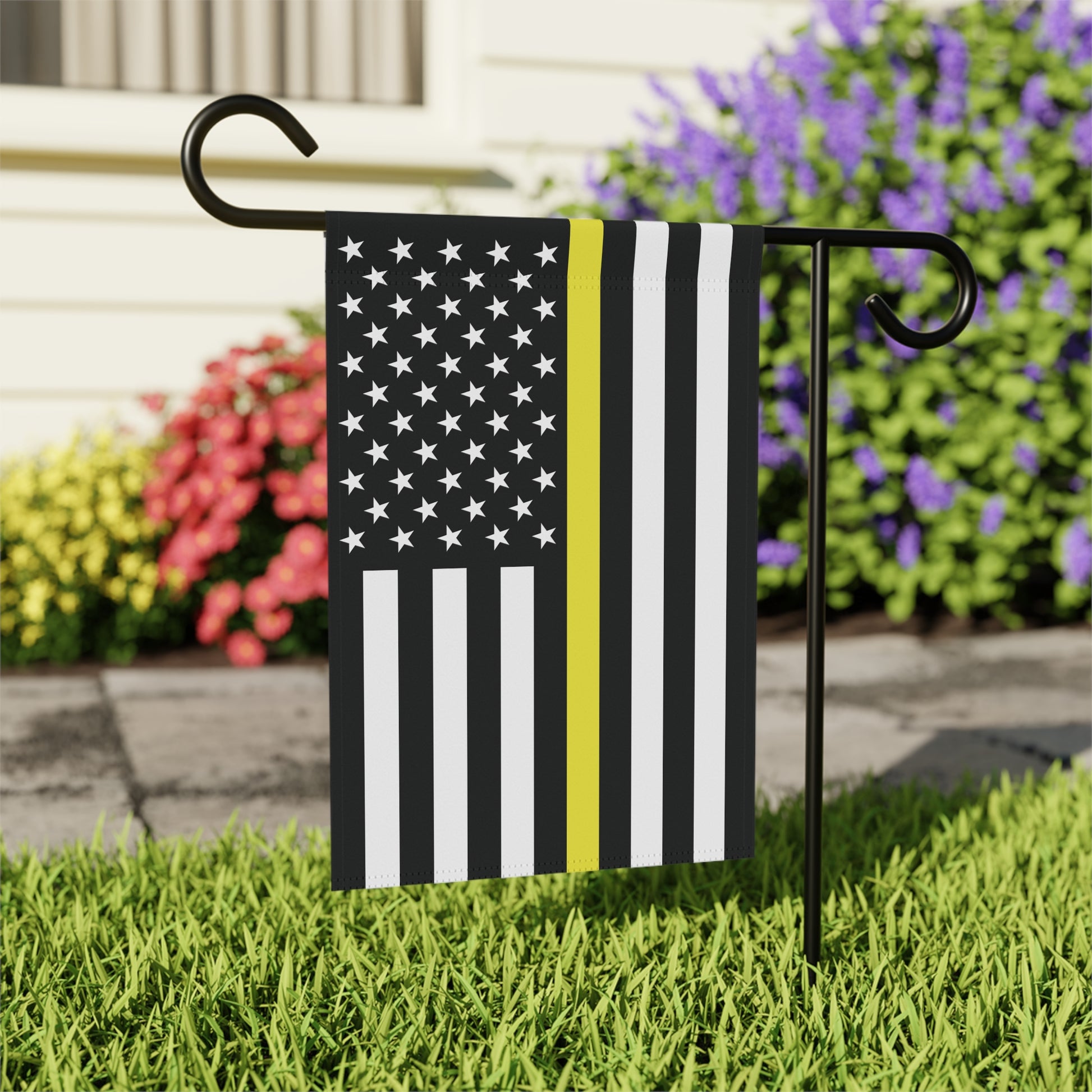 12'' × 18'' USA Thin Yellow Line American Flag Garden Flag Banner