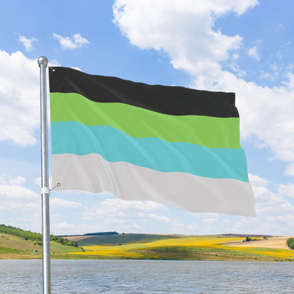 Quoiromantic Pride Flag with Grommets