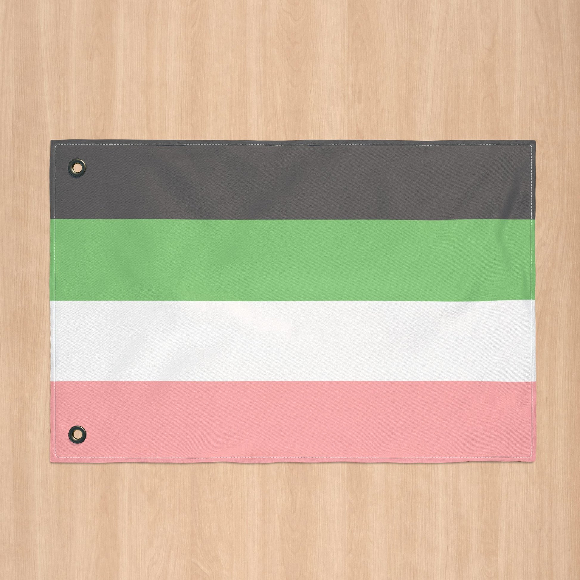 Idemromantic Pride Flag with Grommets