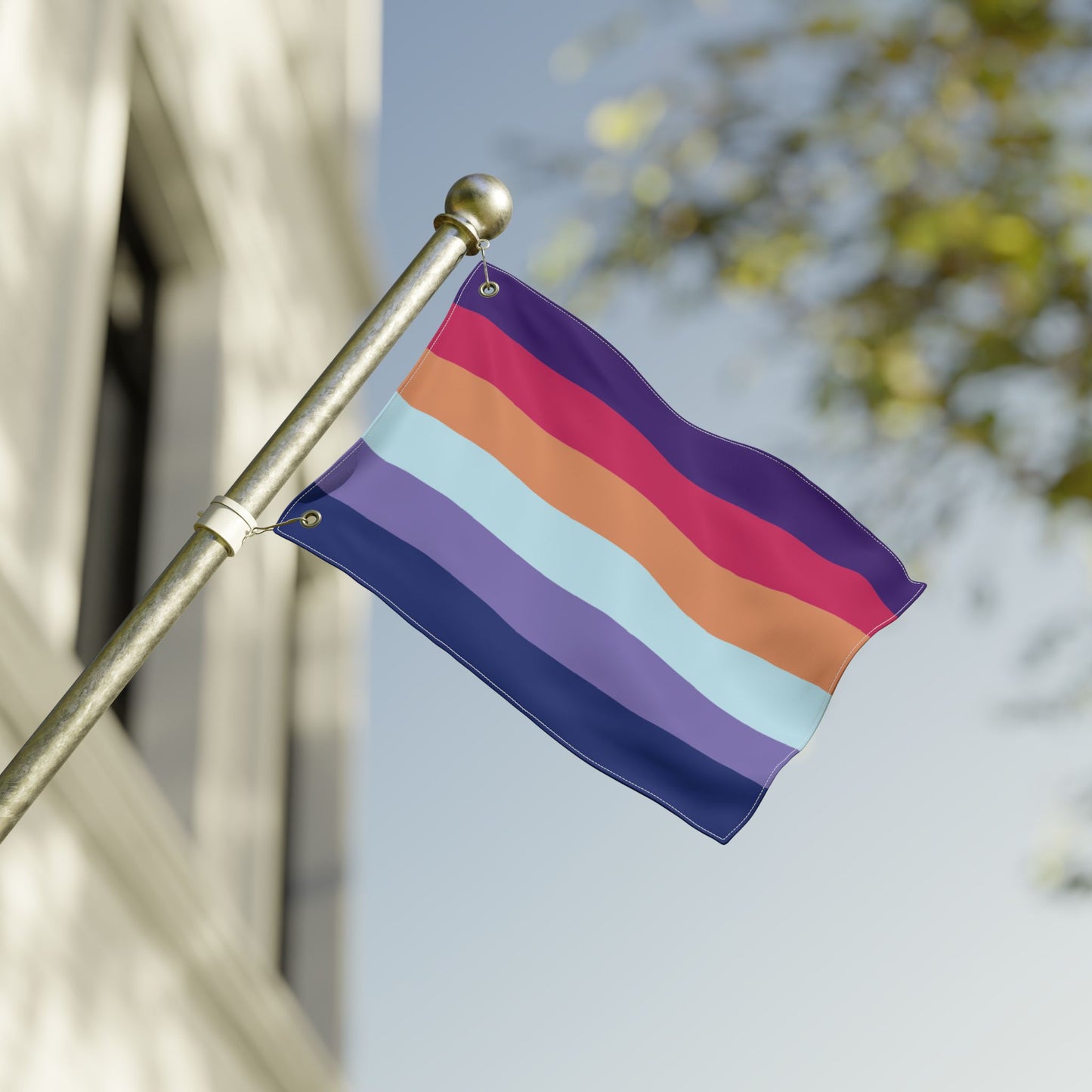 12'' × 18'' Lesboy Double-Sided Pride Flag with Grommets