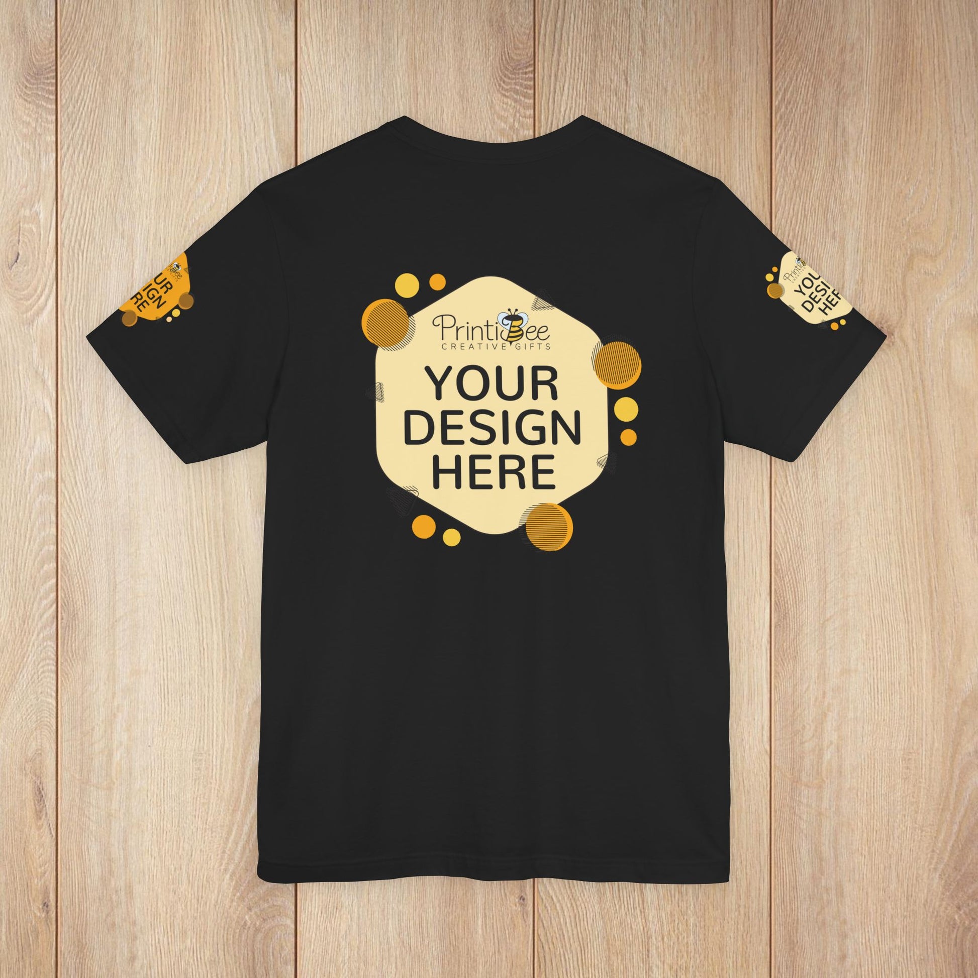 Custom White, Black & Grey Tees for BELLA+CANVAS® 3001