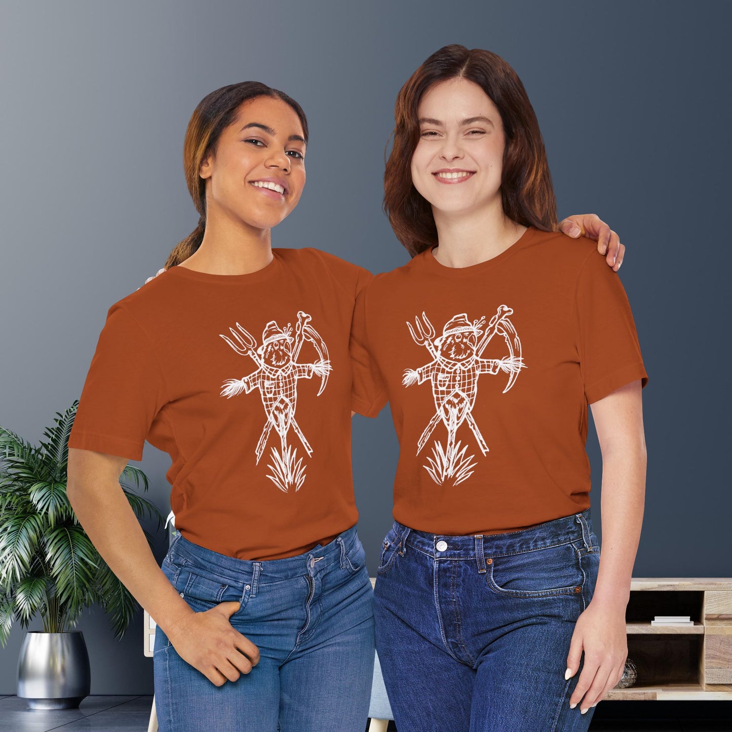 Scarecrow Lovebird, Line Art Tee