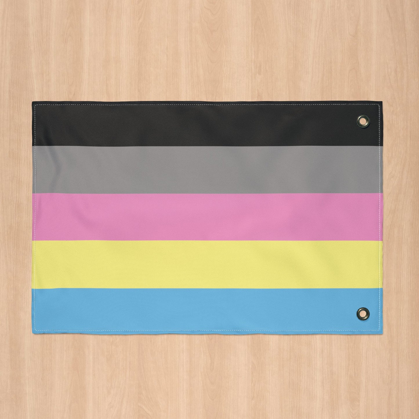 Polygender Double-Sided Pride Flag with Grommets
