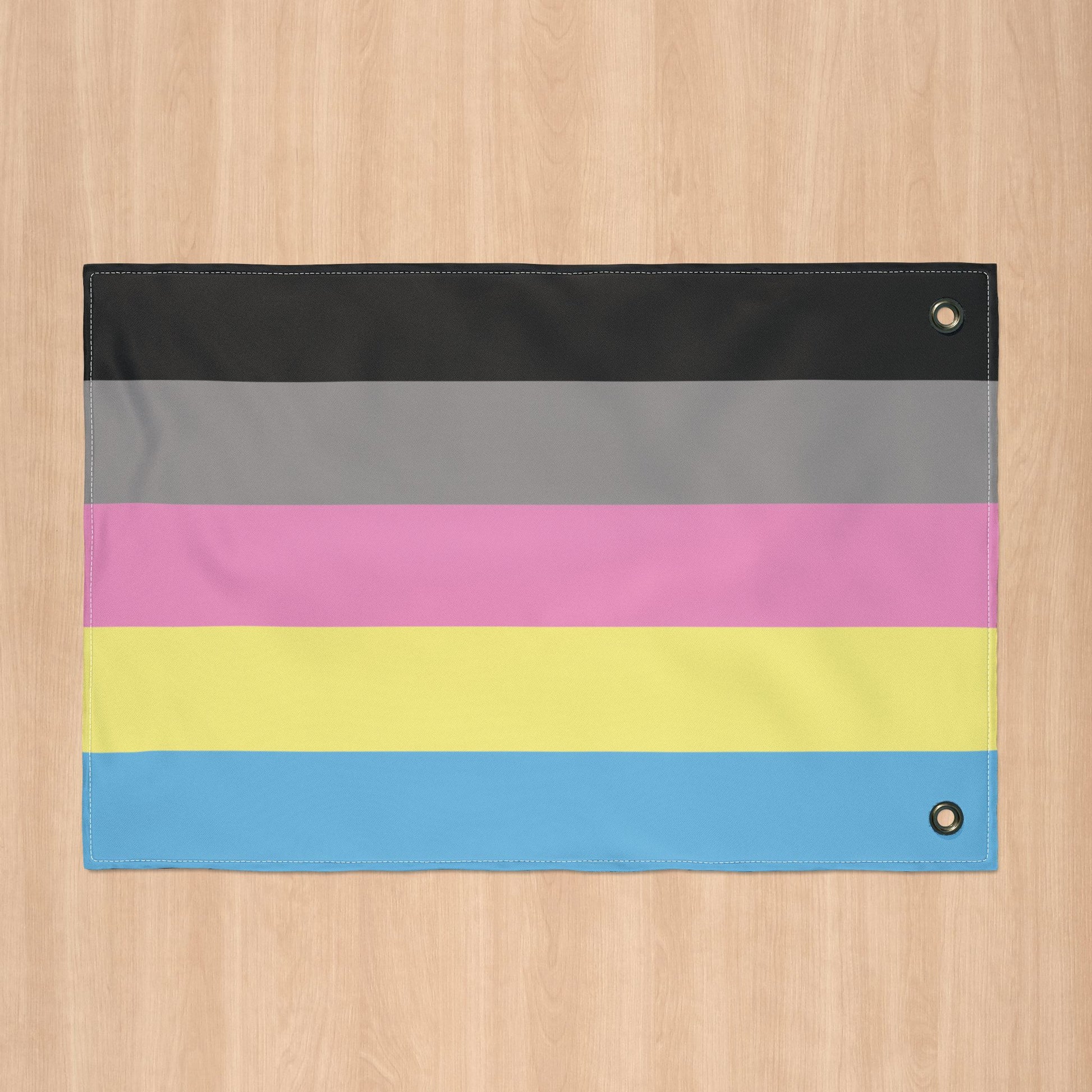 Polygender Double-Sided Pride Flag with Grommets