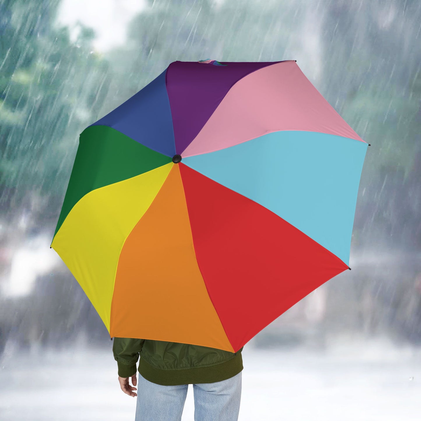 Rainbow Transgender Pride Umbrella
