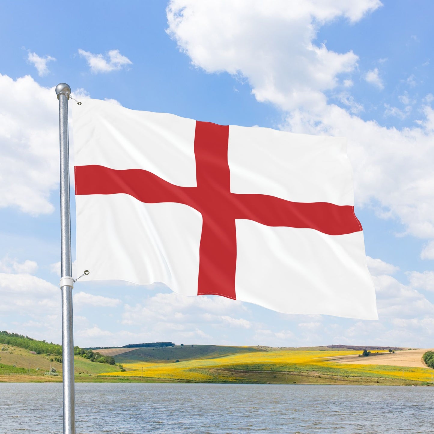 England Flag with Grommets