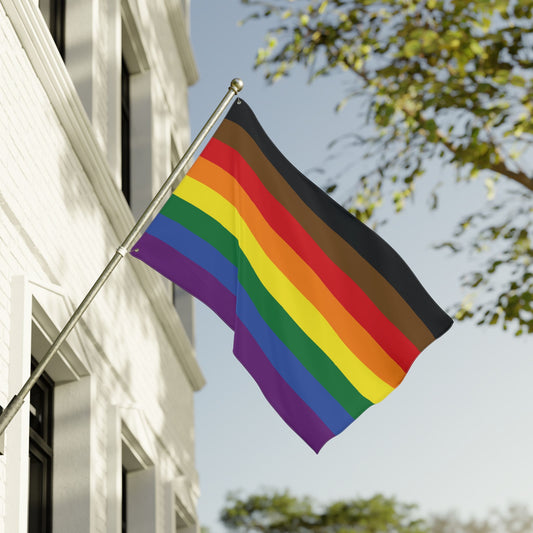 Philadelphia Philly Rainbow Pride Double-Sided Flag with Grommets