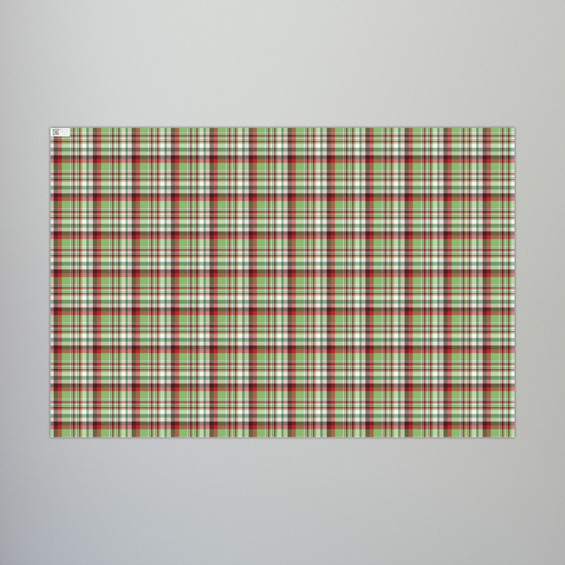 Christmas Classic Plaid Gift Wrapping Paper Roll