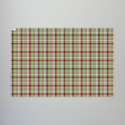 Christmas Classic Plaid Gift Wrapping Paper Roll