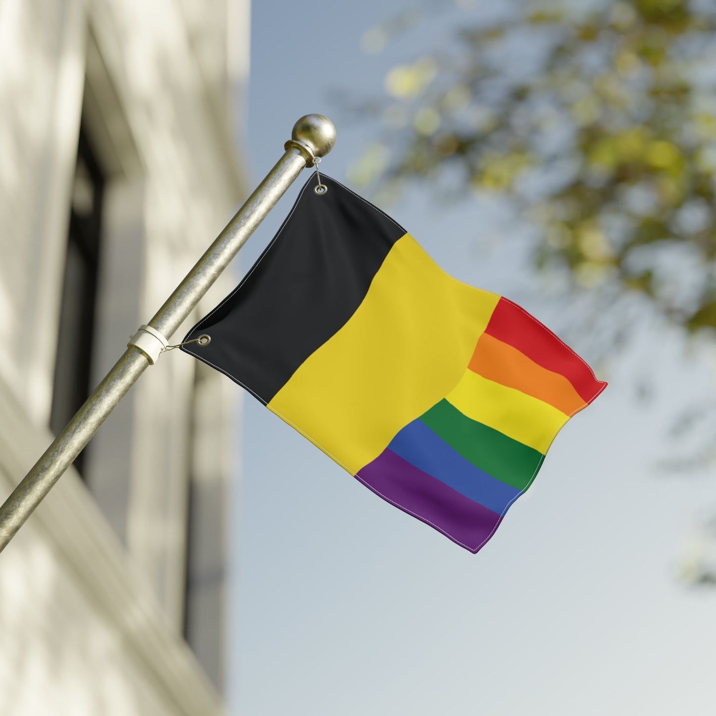 12'' × 18'' Pittsburgh Pride Flag Colors with Grommets