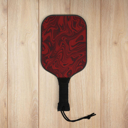 Red Swirl Pickleball Paddles