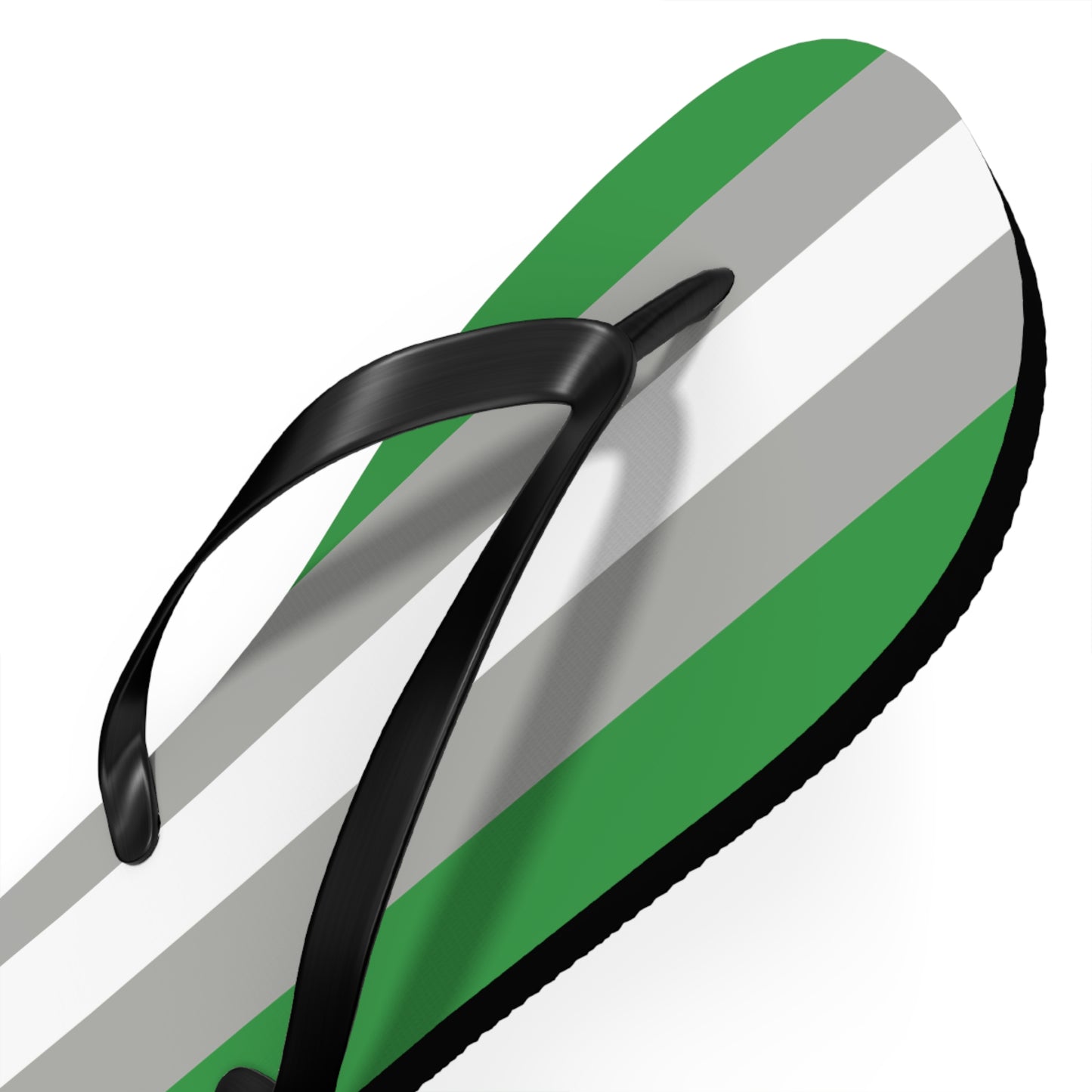 Greyromantic Pride Flip Flops