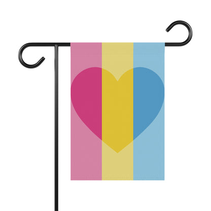 Panromantic Garden Flag Banner