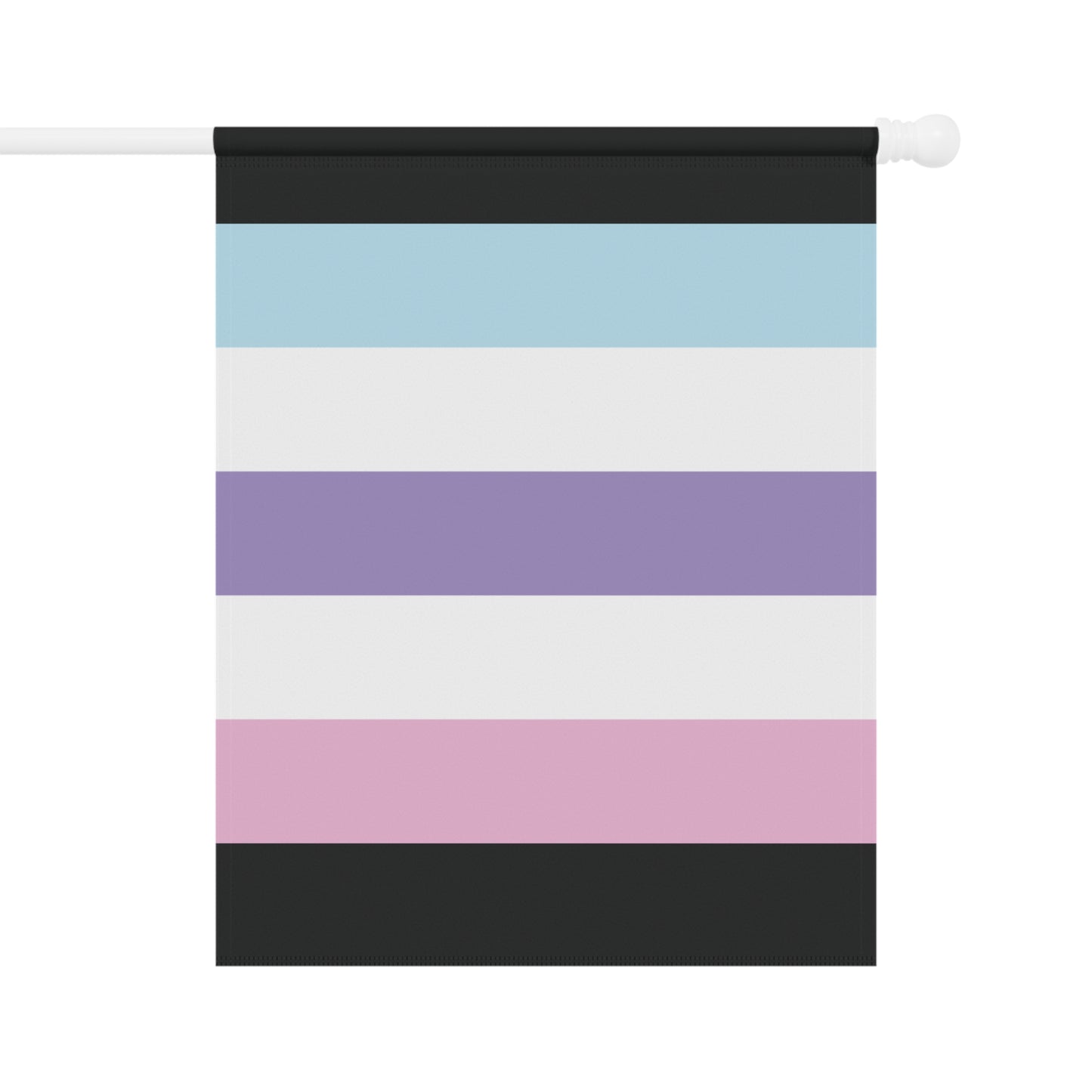 Androgyne Pride Pastel Garden Flag Banner