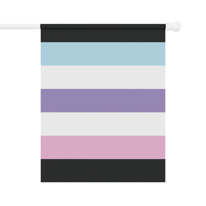 Androgyne Pride Pastel Garden Flag Banner