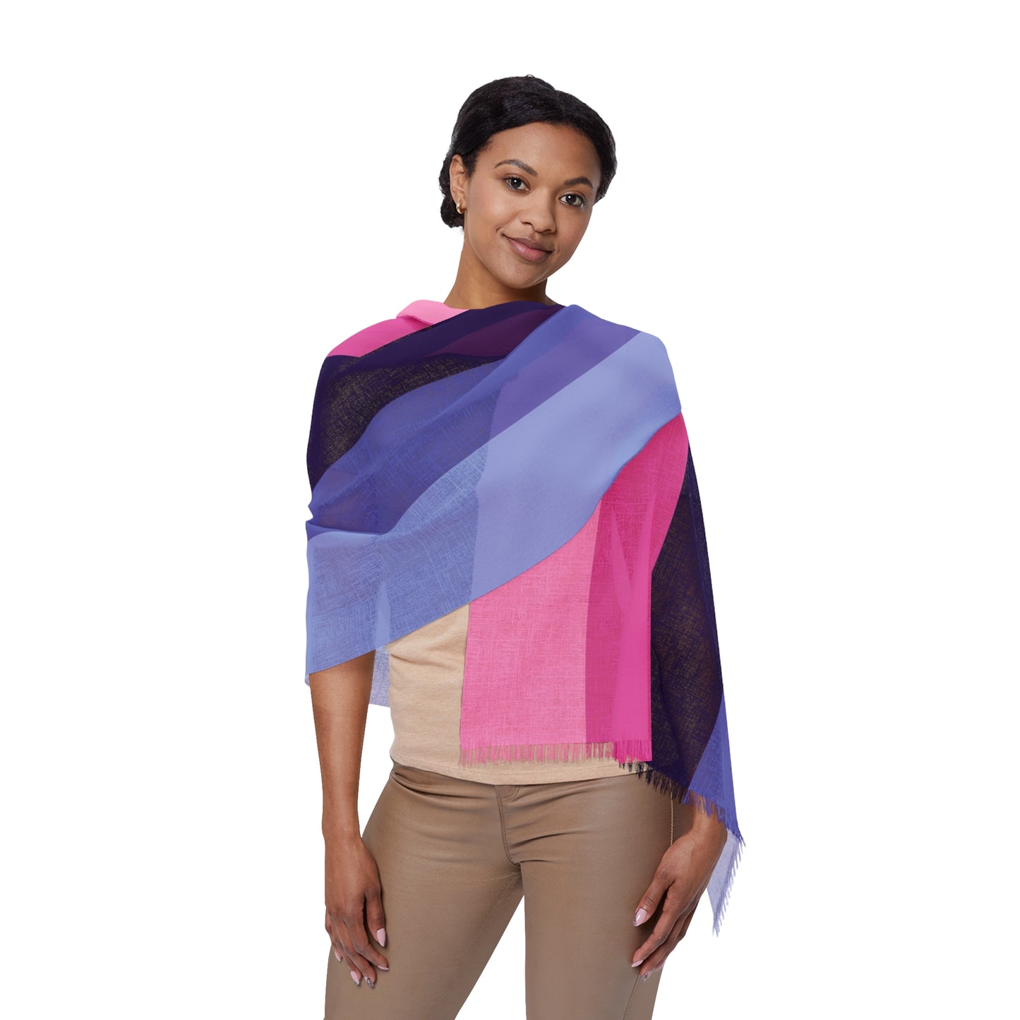 27" × 71'' Omnisexual Pride Lightweight Scarf