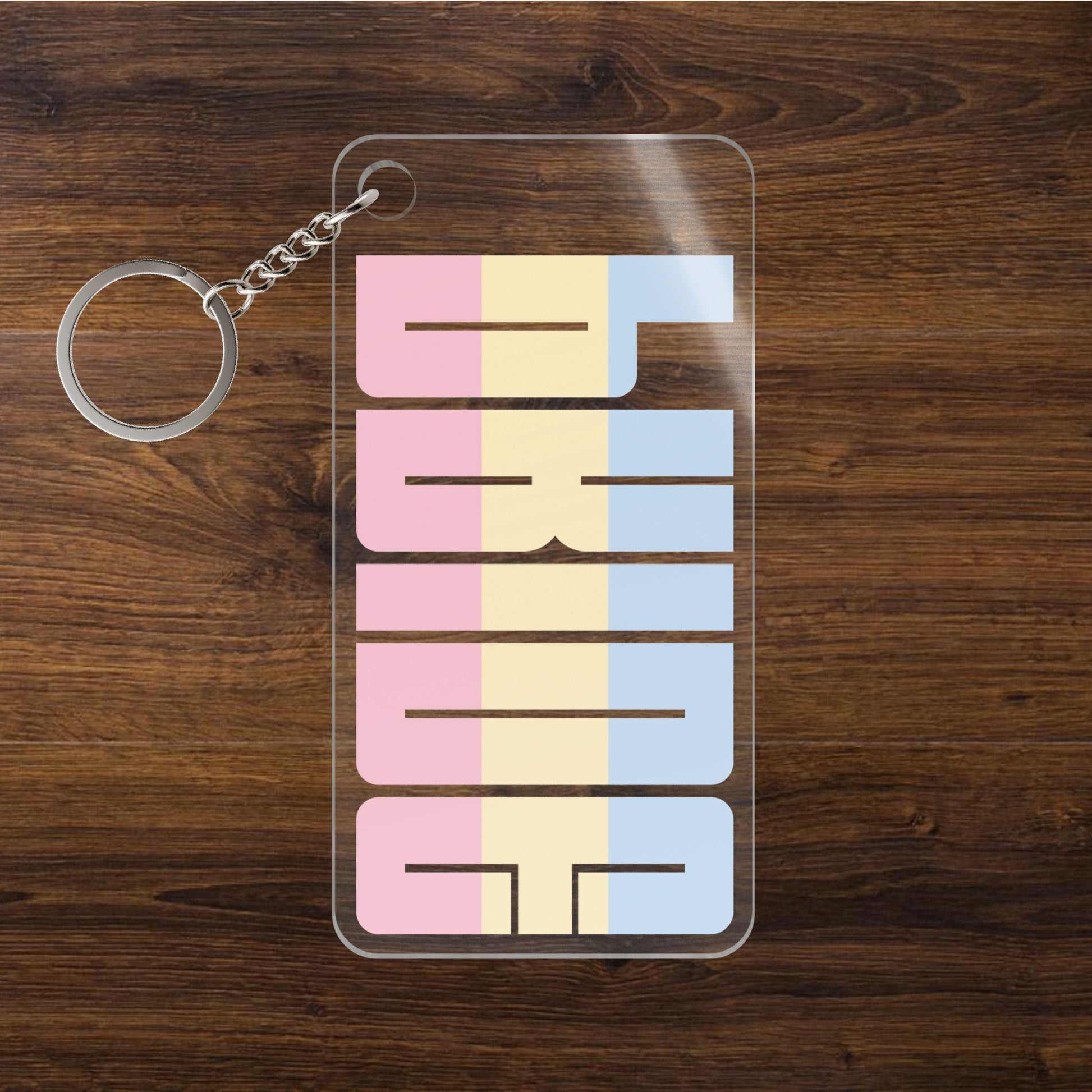 Pansexual Pride Keychains
