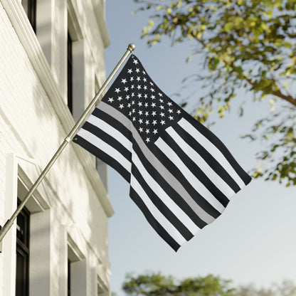 36'' × 60'' USA Thin Silver Line American Flag with Grommets