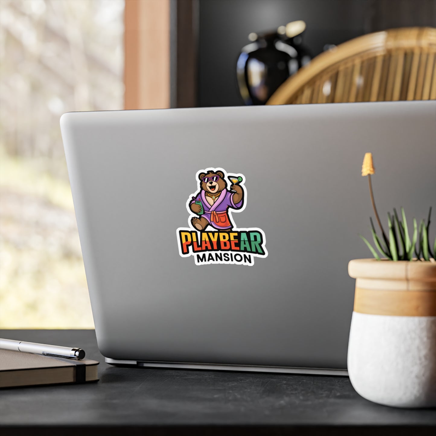 Playbear Mansion Vinyl Kiss-Cut Stickers