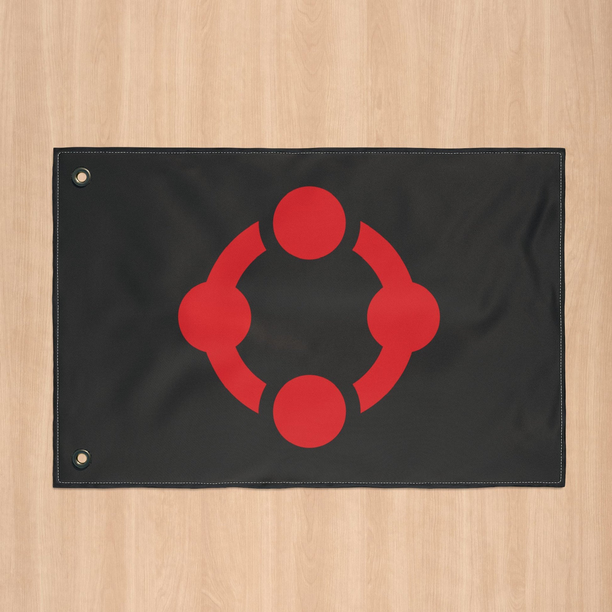 Fetish Black Pride Flag with Grommets