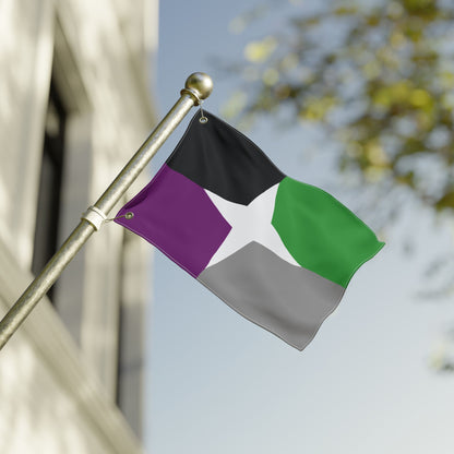12'' × 18'' A-Spec Pride Flag with Grommets