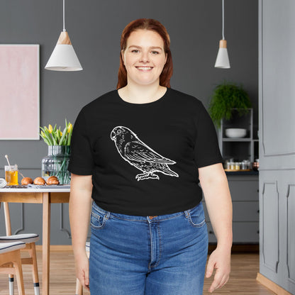 Holly Girl Lovebird, Line Art Tee