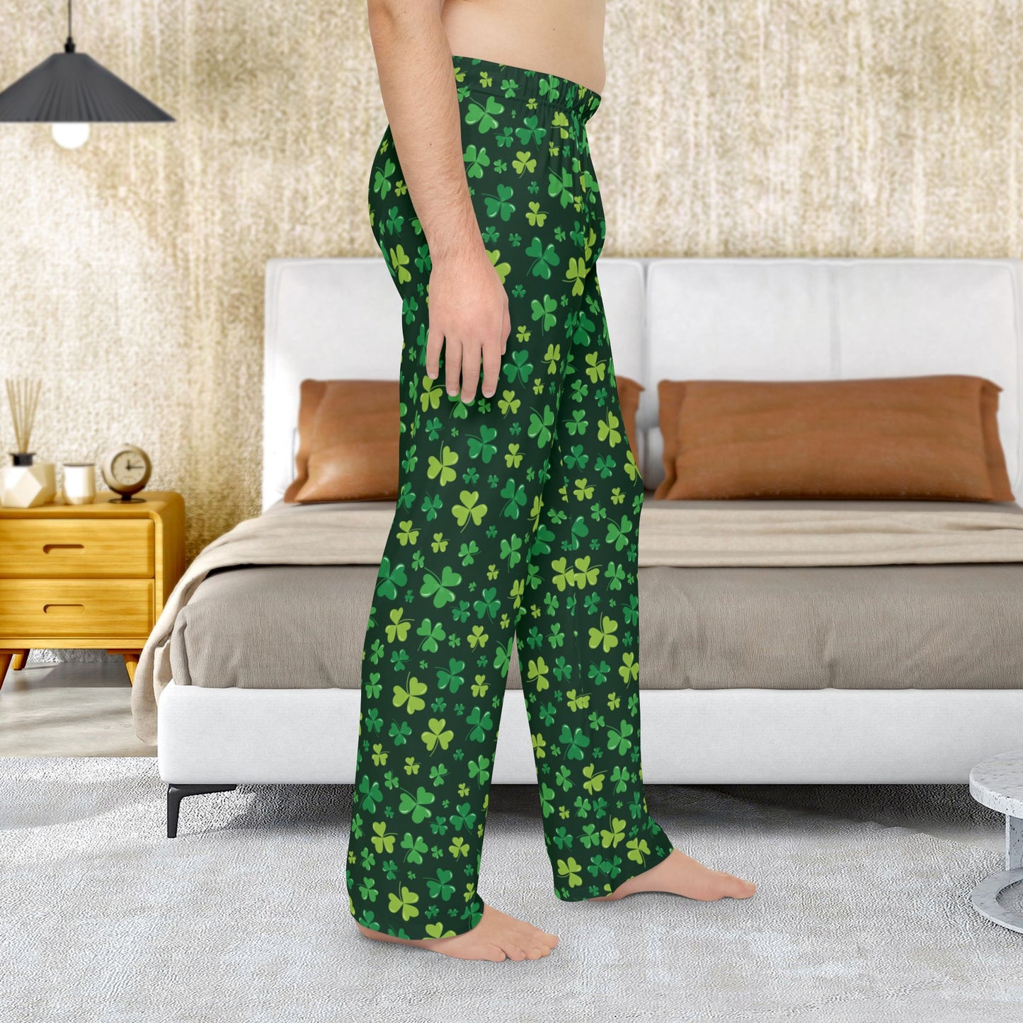 St. Patrick’s Day Shamrocks Men’s Lounge Pants