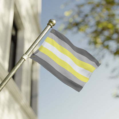 12'' × 18'' Demigender Pride Flag with Grommets