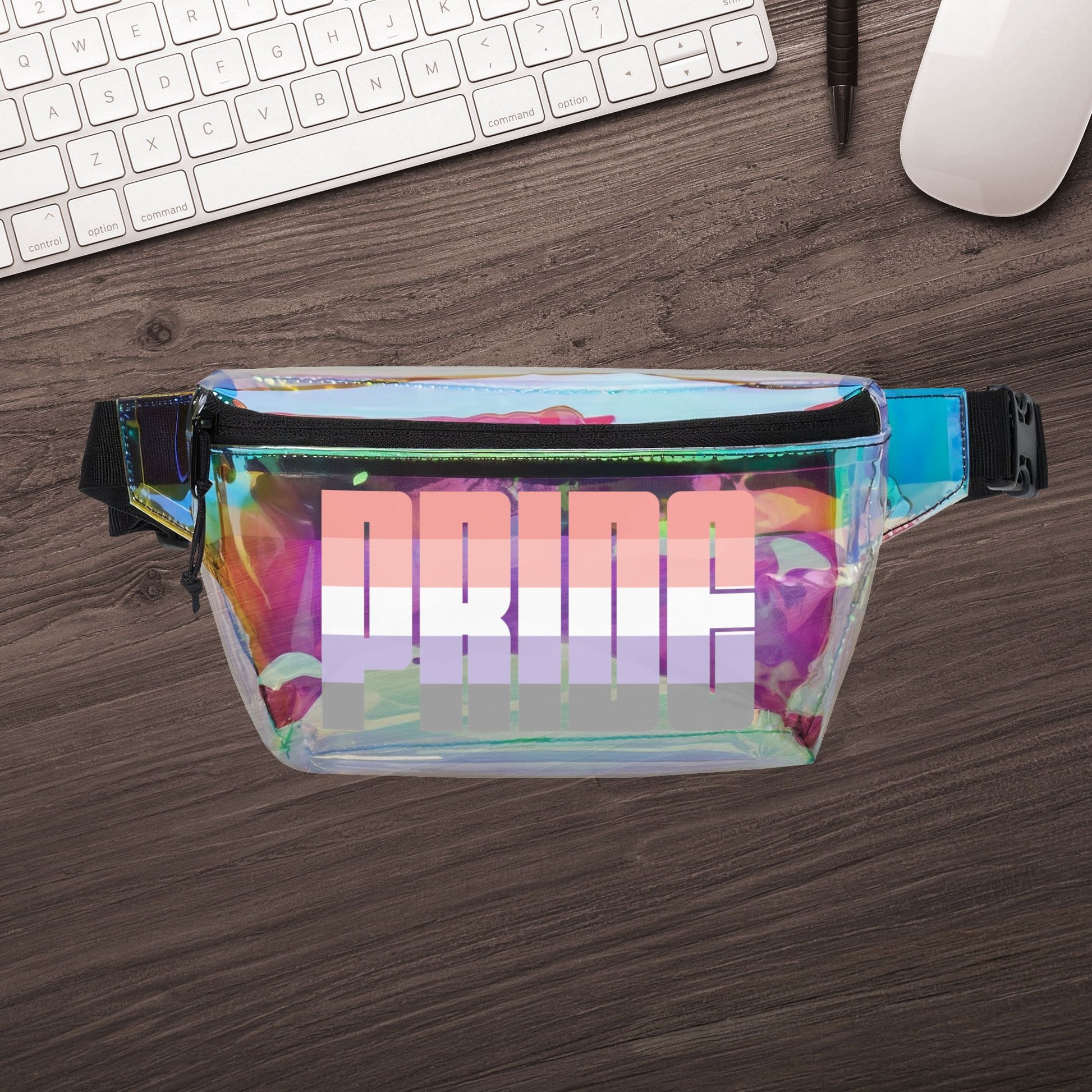 Cupioromantic Pride Clear Fanny Pack