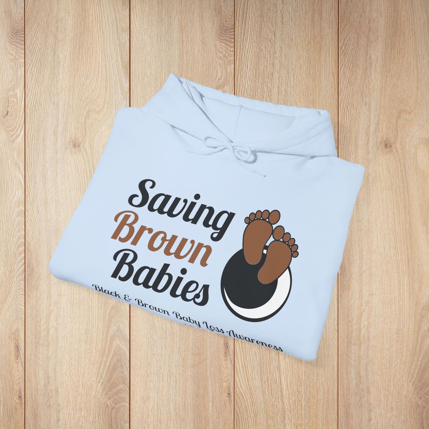 Quietly United in Loss Together Non-Profit / Saving Brown Babies Charity Sweatshirt à capuche, Grossesse et sensibilisation à la perte du nourrisson