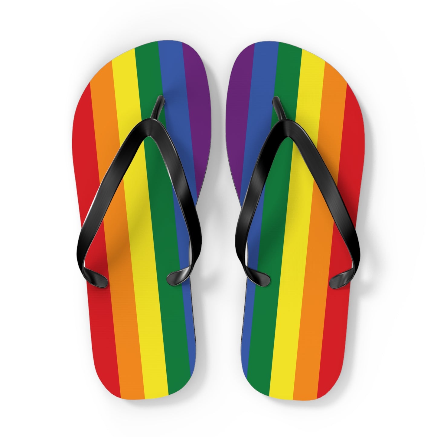 Rainbow Pride Flip Flops