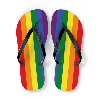 Rainbow Pride Flip Flops